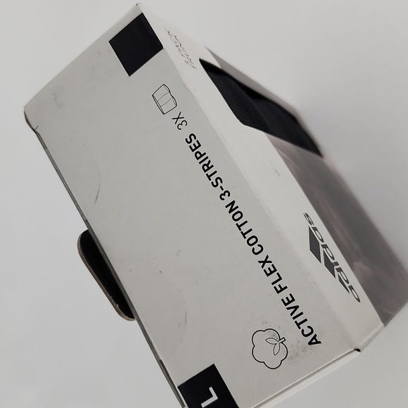 Adidas Men's 3 Pack Trunk Active Flex Cotton 3 Stripes Black Size Large - Picture 15 of 15